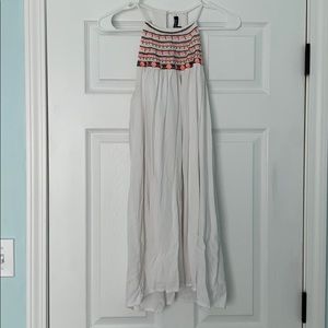 One love white summer dress